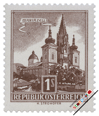 AUSTRIA 1957 Commemorative Stamps 1 schilling